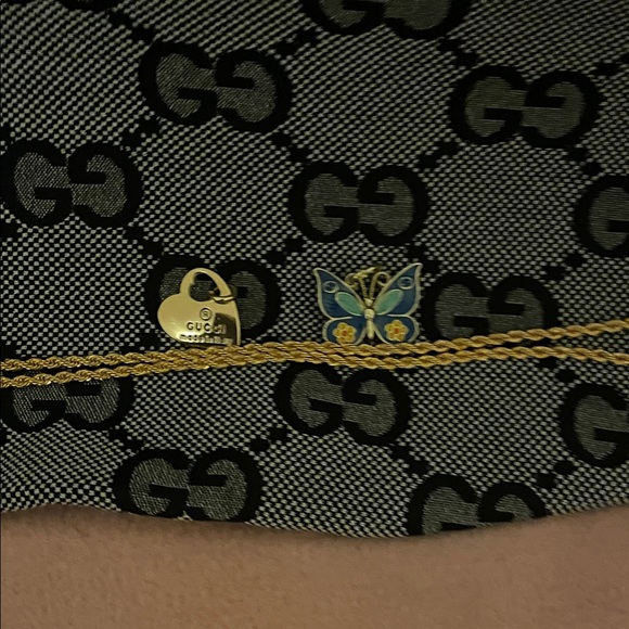 Gucci tote bag with zipper charms with chain - Picture 7 of 17